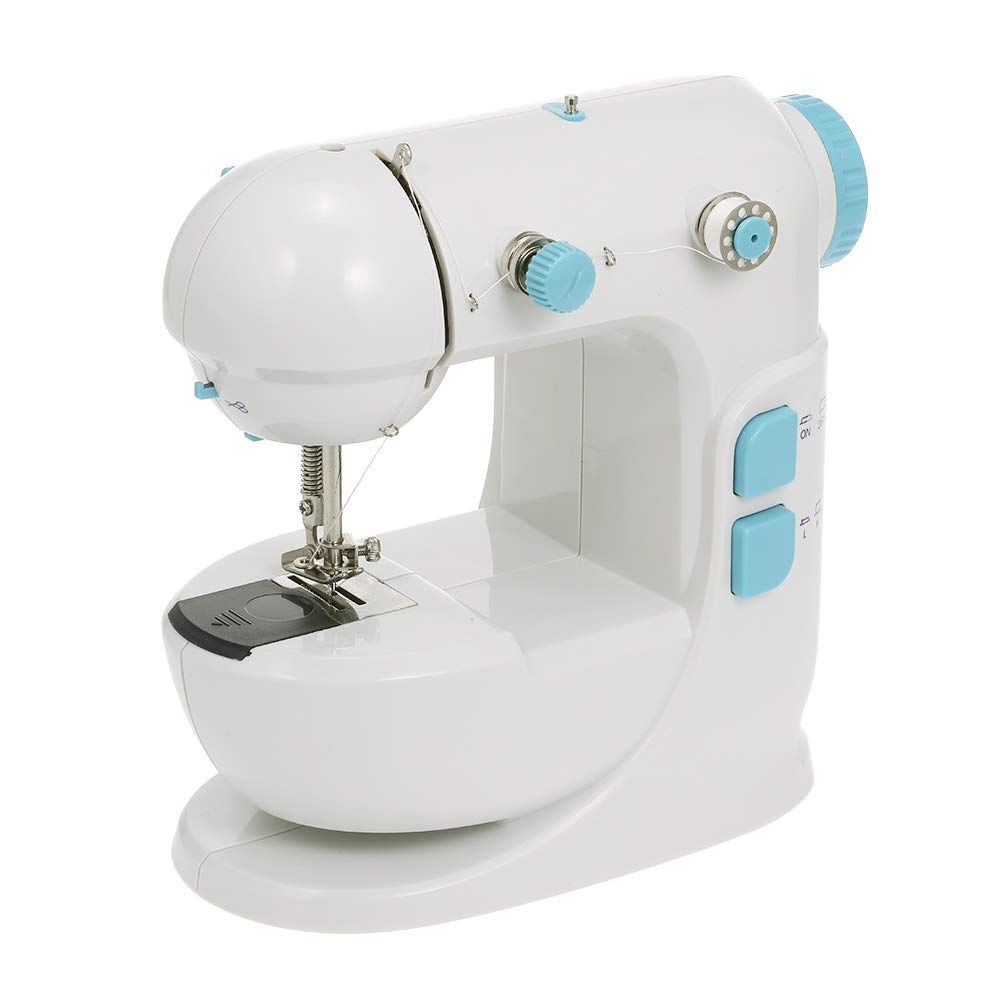 コンパクト 電動ミシン】2段階スピード・ワイドテーブル付き 【公式通販】